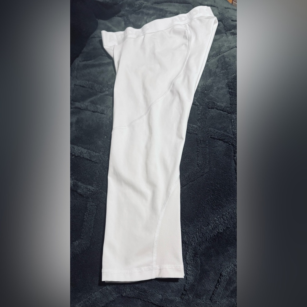 Adidas Gray Techfit Compression Leggings